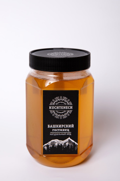 мед цветочный, 1.1 кг, пластик.