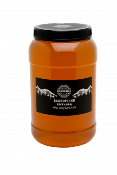 мед цветочный 4.2 кг, пластик